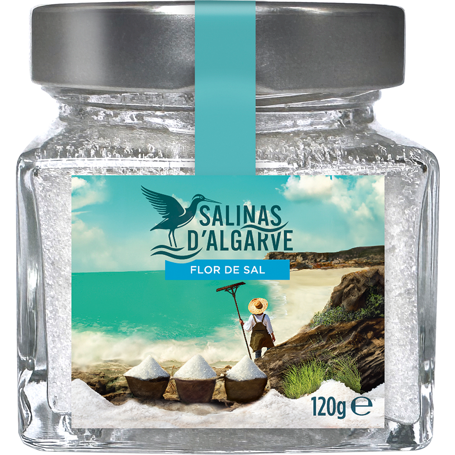 Packaging Front Salinas d'Algarve 120g jar